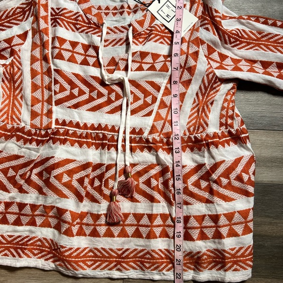 NWT THML Women Boho Top- Medium - Picture 6 of 12